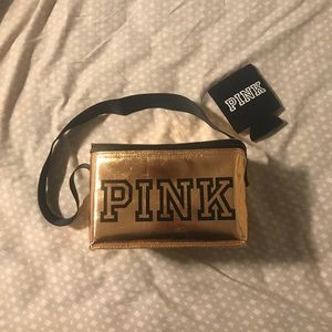 Victoria's Secret PINK Lunch Bag & Can Coozie NWOT